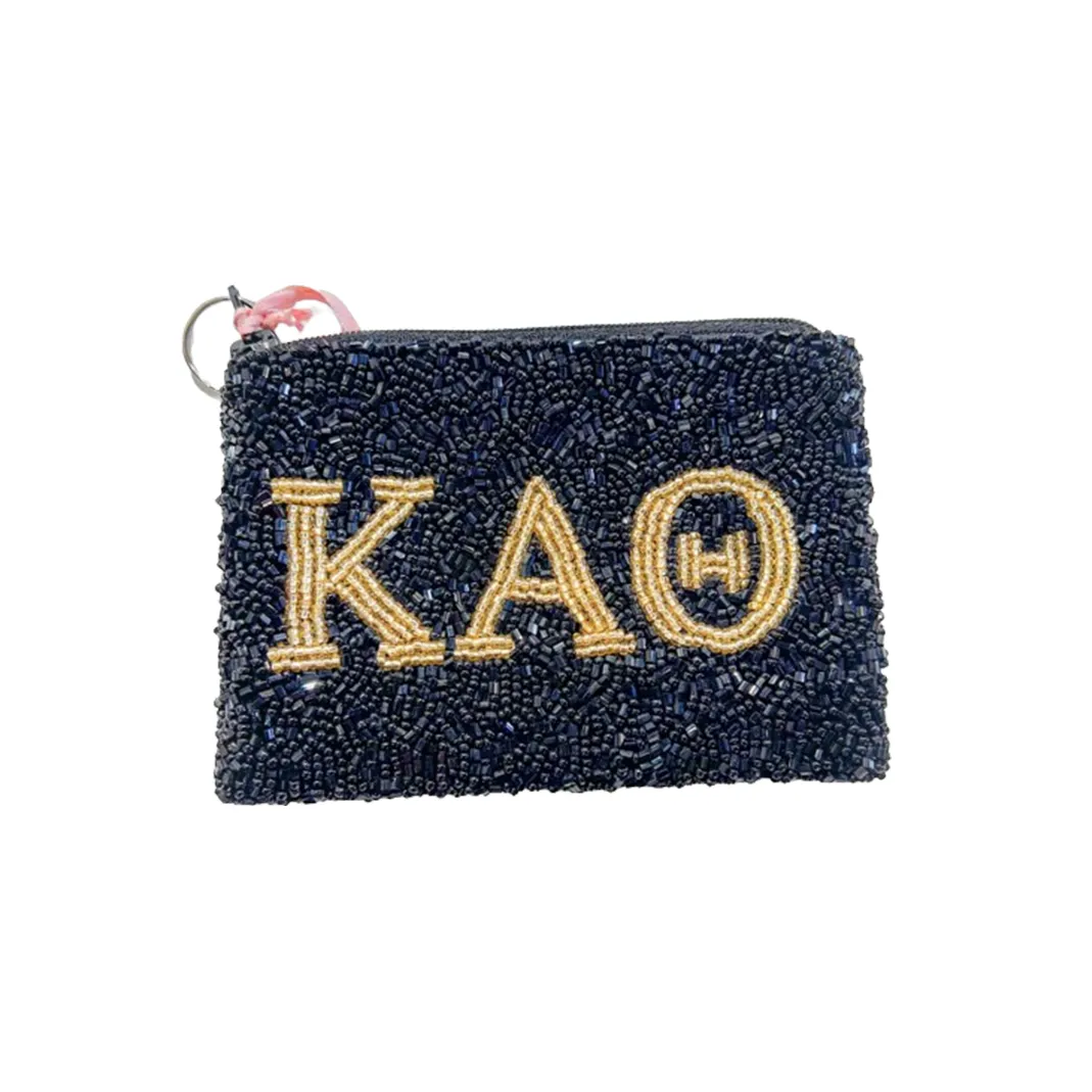 Sorority Beaded Coin Purse