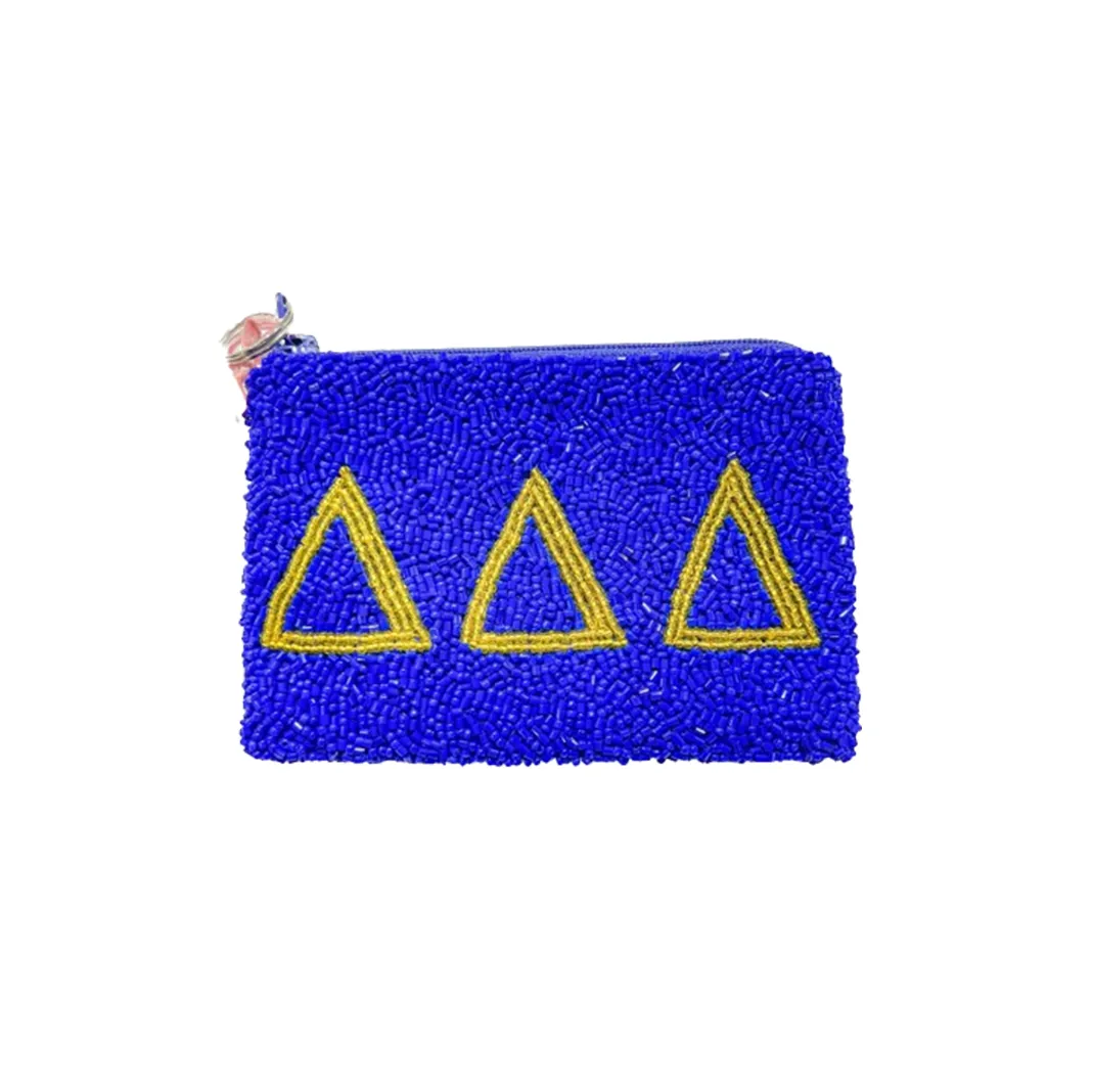 Sorority Beaded Coin Purse