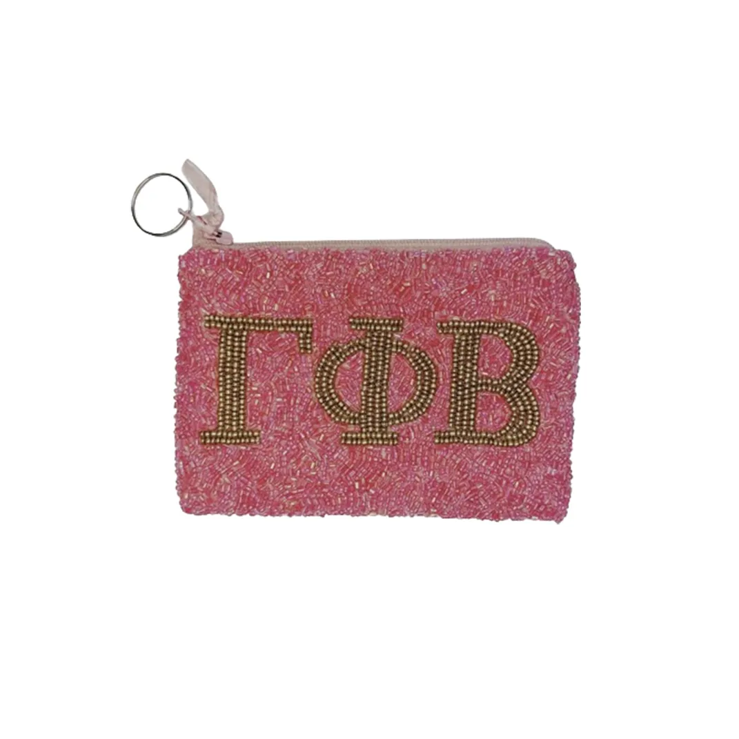 Sorority Beaded Coin Purse