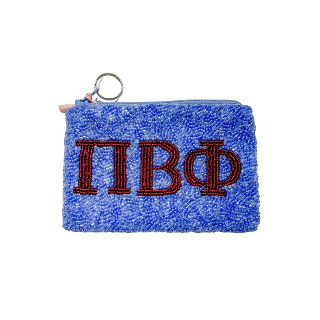 Sorority Beaded Coin Purse