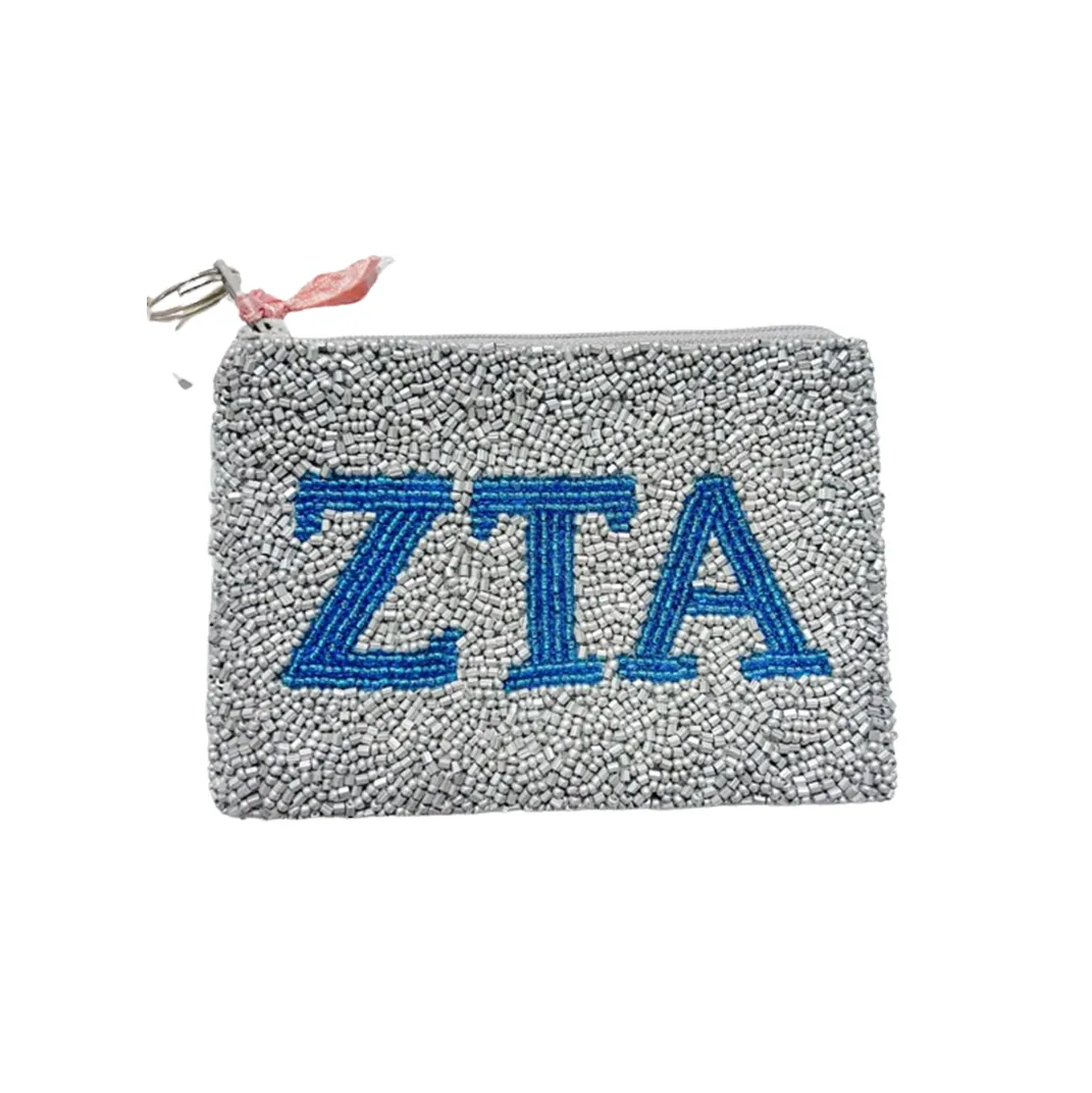 Sorority Beaded Coin Purse