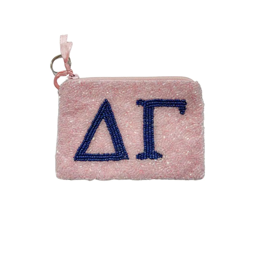 Sorority Beaded Coin Purse