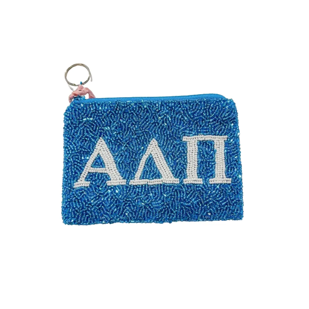 Sorority Beaded Coin Purse