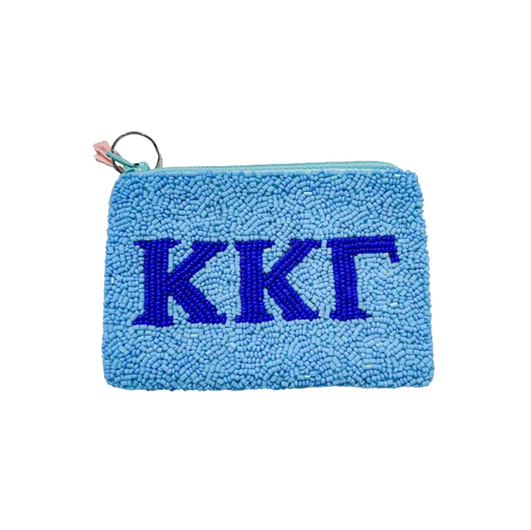 Sorority Beaded Coin Purse