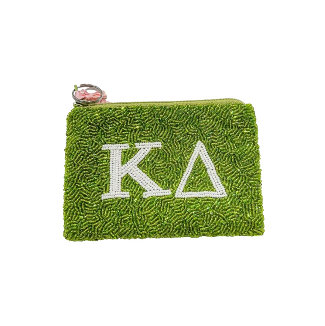 Sorority Beaded Coin Purse