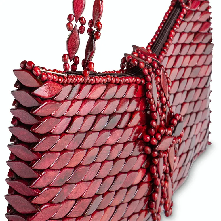 St. Lucia Shoulder Bag - Red Wine