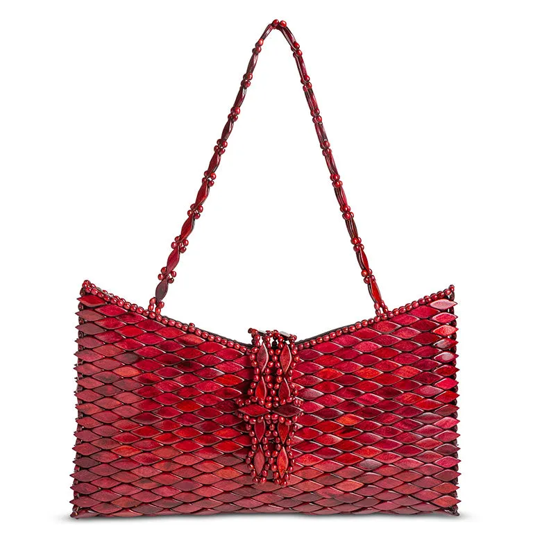 St. Lucia Shoulder Bag - Red Wine