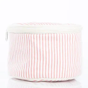 Stripes Round Case - Rose