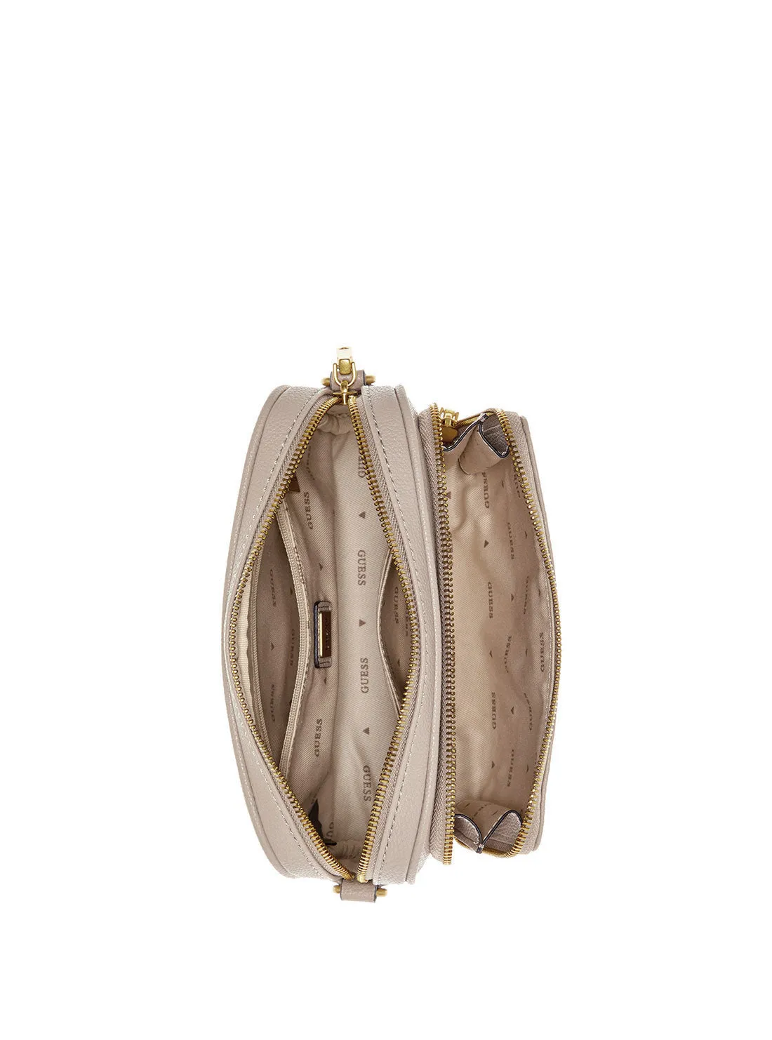 Taupe Cosette Camera Crossbody Bag