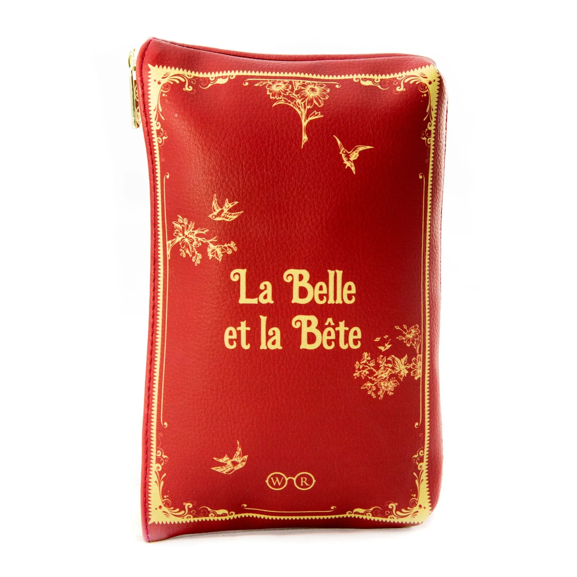 The Beauty and The Beast Red Book Pouch Purse Clutch