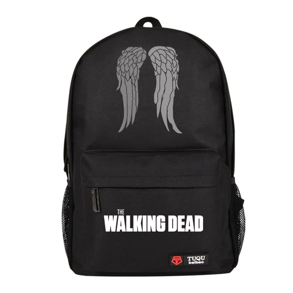 The Walking Dead Daryl Dixon Wings Backpack School Bag