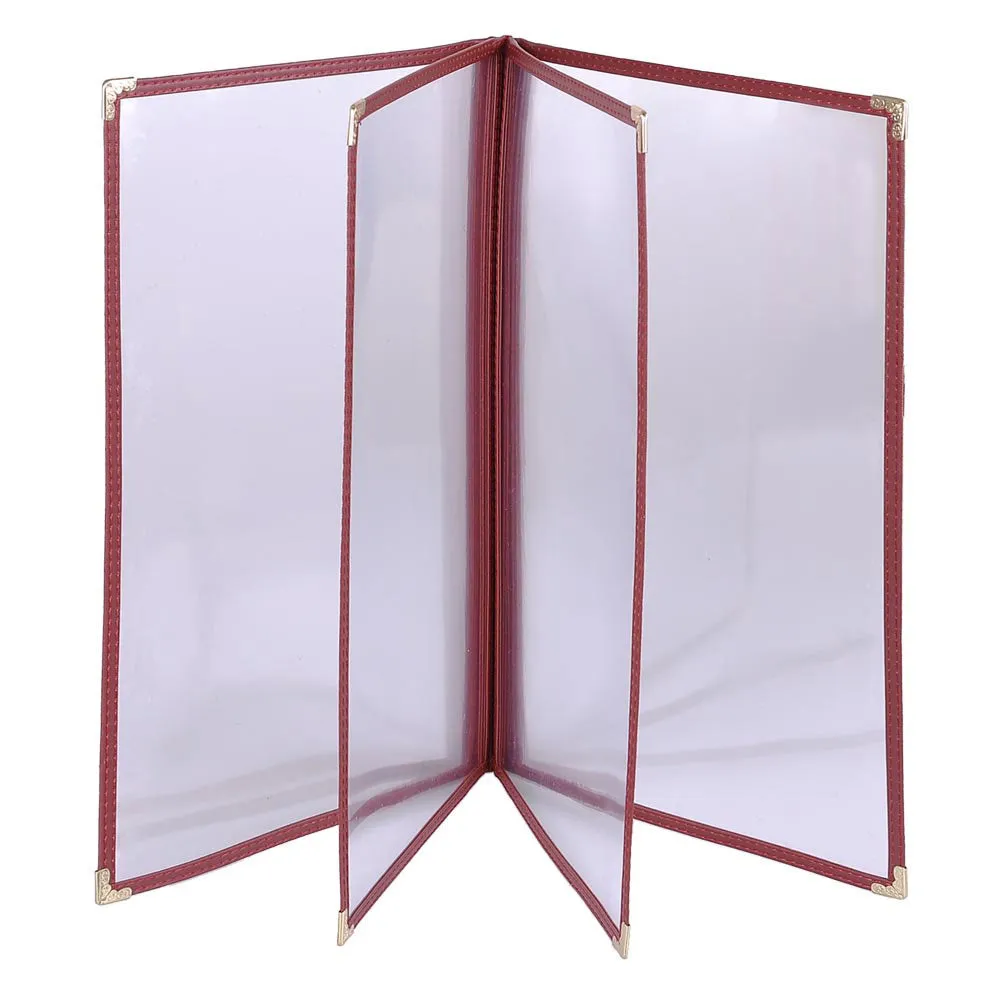 TheLAShop 8-1/2"x11" Menu Covers Plastic Menu Holders 8 View 40ct/pk