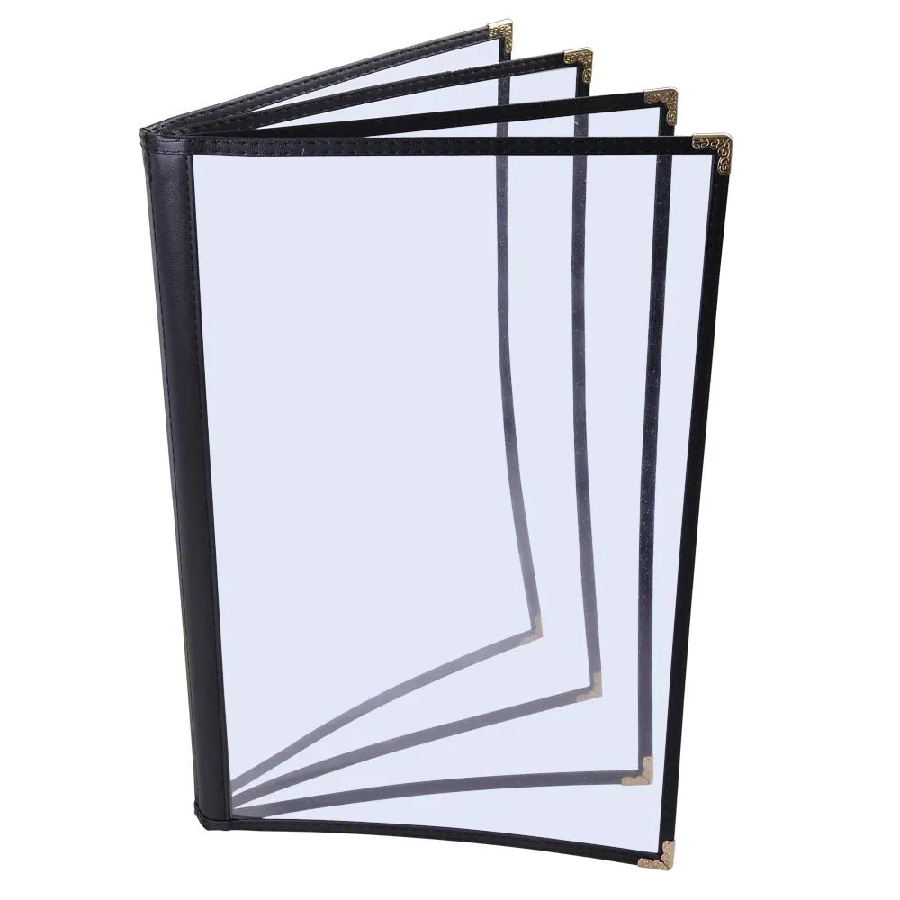 TheLAShop 8-1/2"x11" Menu Covers Plastic Menu Holders 8 View 40ct/pk