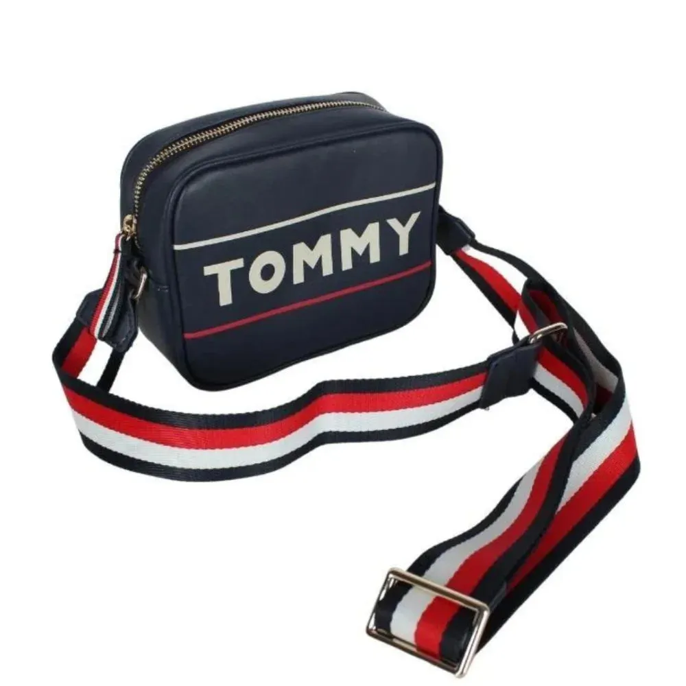 Tommy Hilfiger TH Patent Crossover Camera Bag Women - NAVY