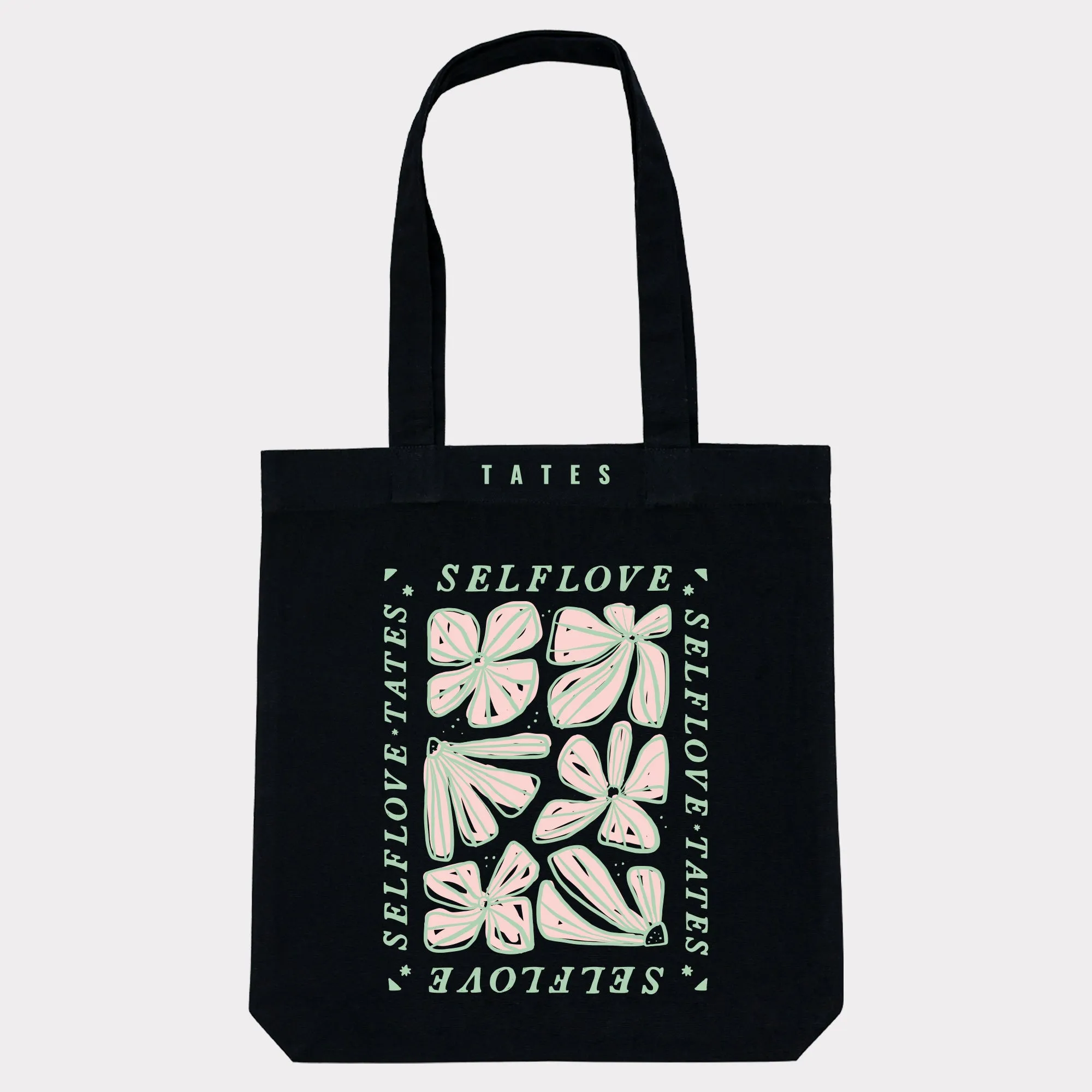 Tote bag mit "Selflove flowers" Motiv