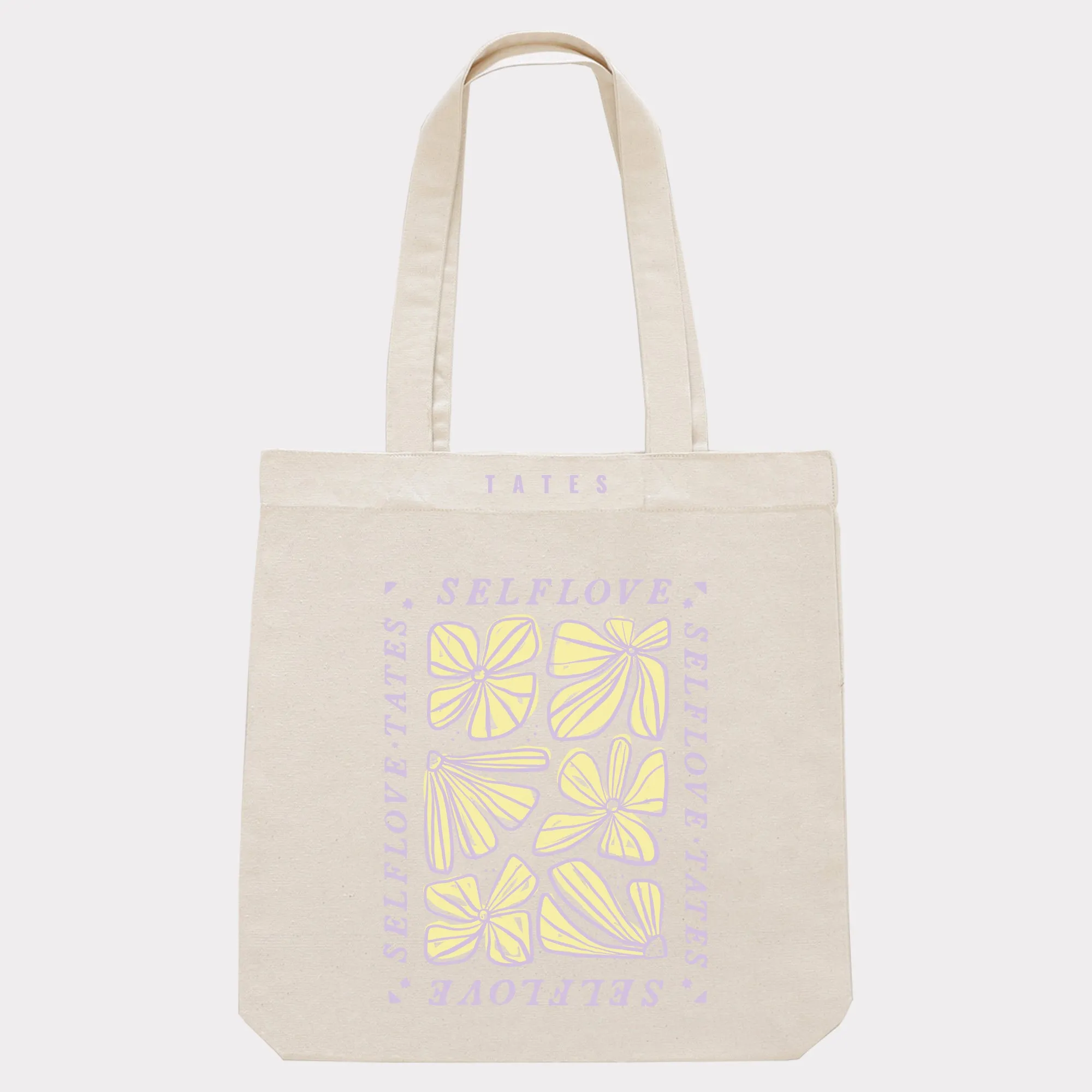 Tote bag mit "Selflove flowers" Motiv