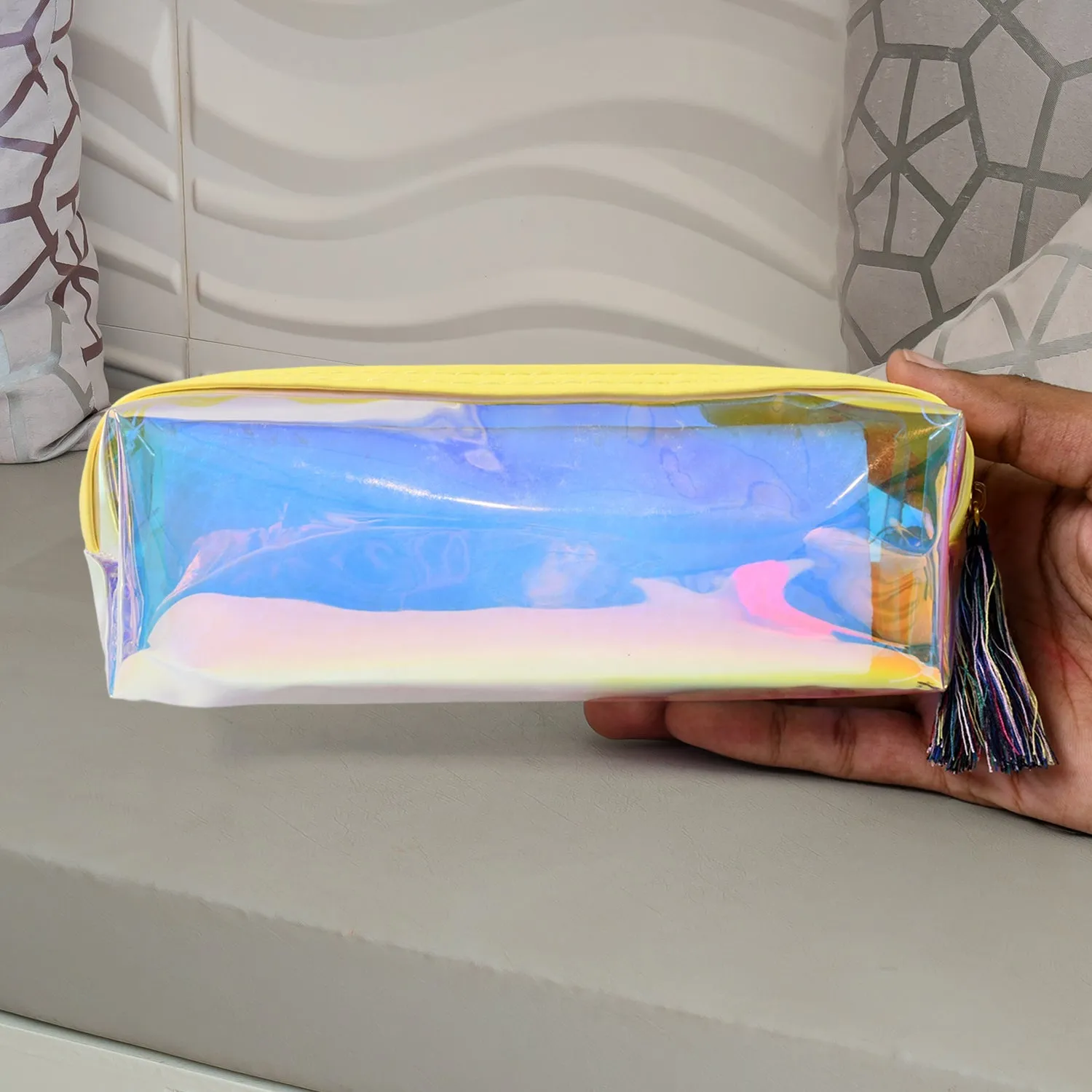 Transparent Pencil Pouch / Case PVC Waterproof Pen Bag (1 Pc)