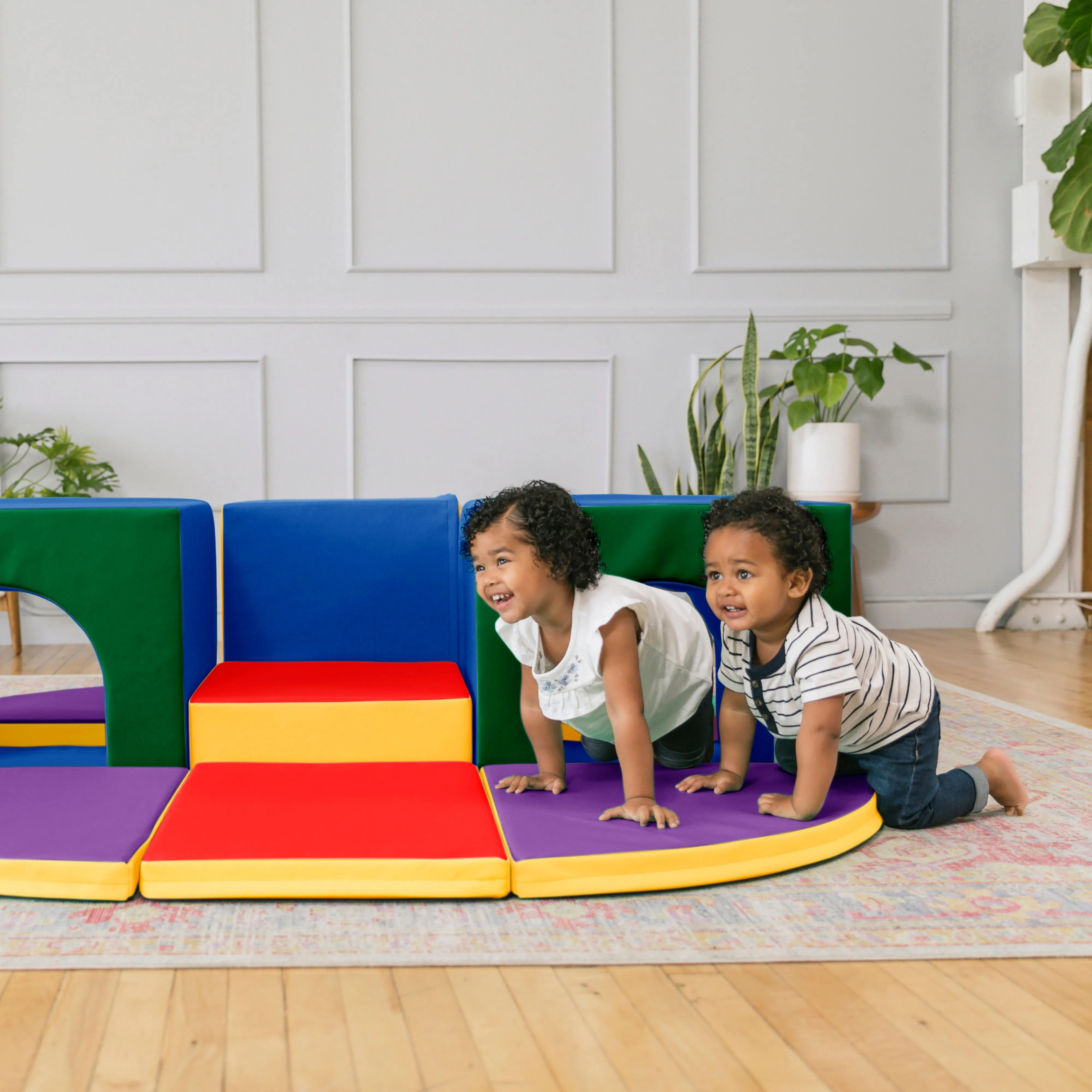 Triple Tunnel Maze, Toddler Playset, 9-Piece