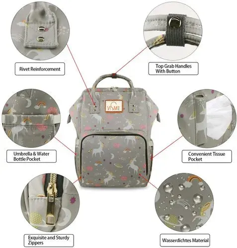 Unicorn Diaper Bag Backpack – Must-Have for Every Parent