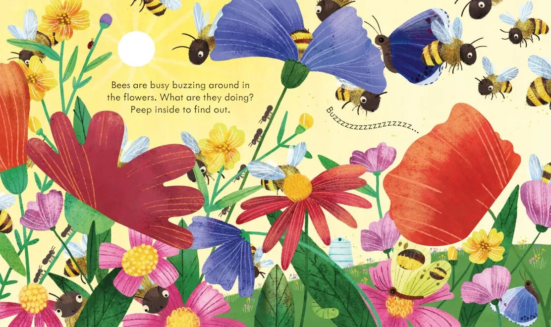 Usborne Peep Inside: a Beehive | Board Book