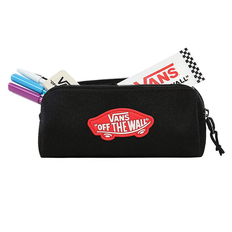 VANS Off The Wall Pencil Pouch - Black/Red