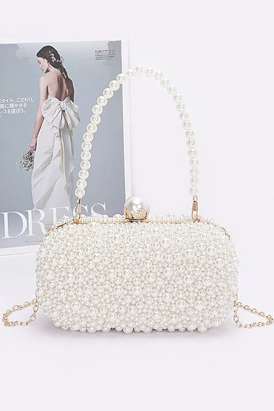 Vegan Pearl Party Clutch