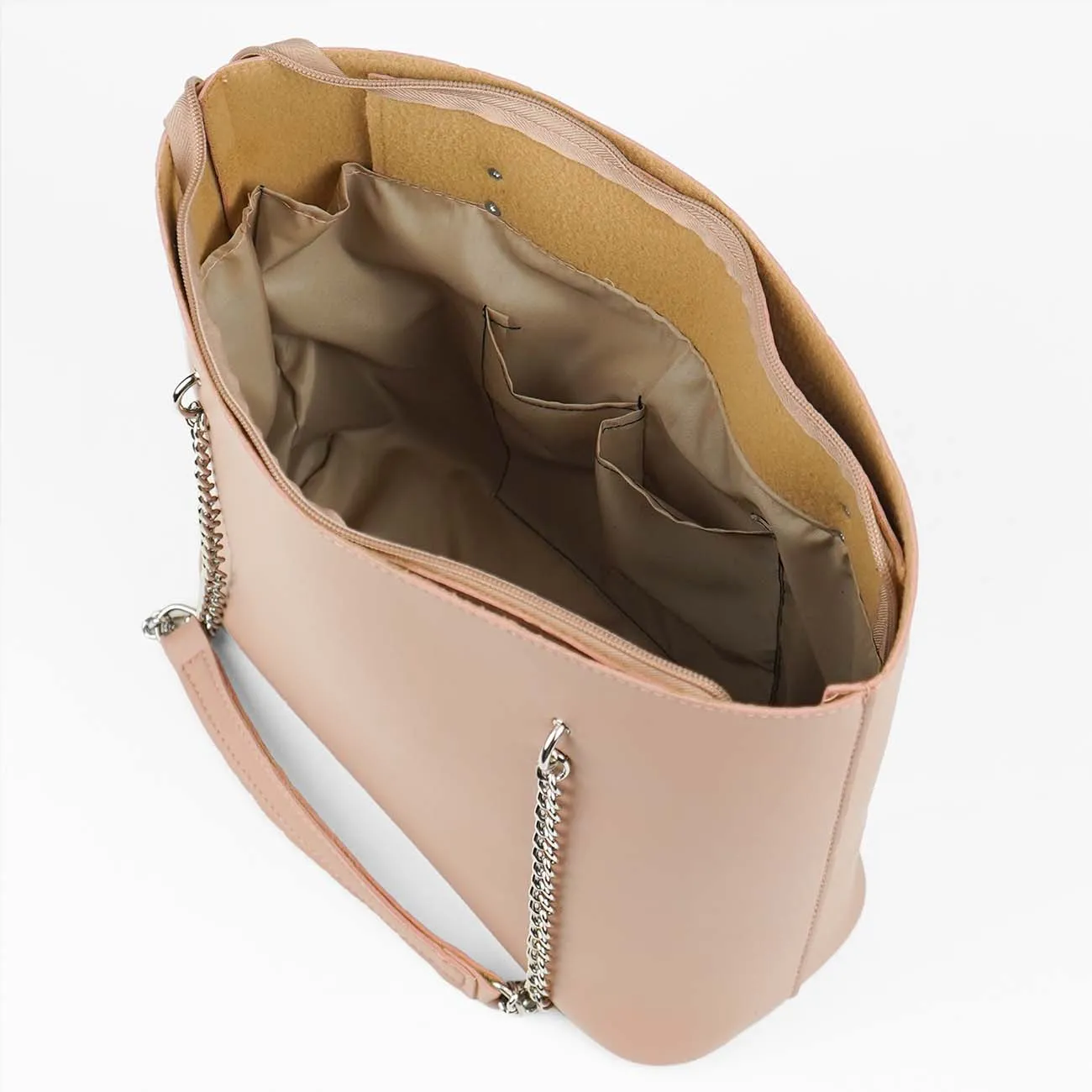 Verona Tote Bag Peach