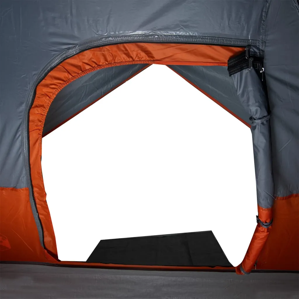 vidaXL Camping Tent Dome 3-Person Orange Waterproof