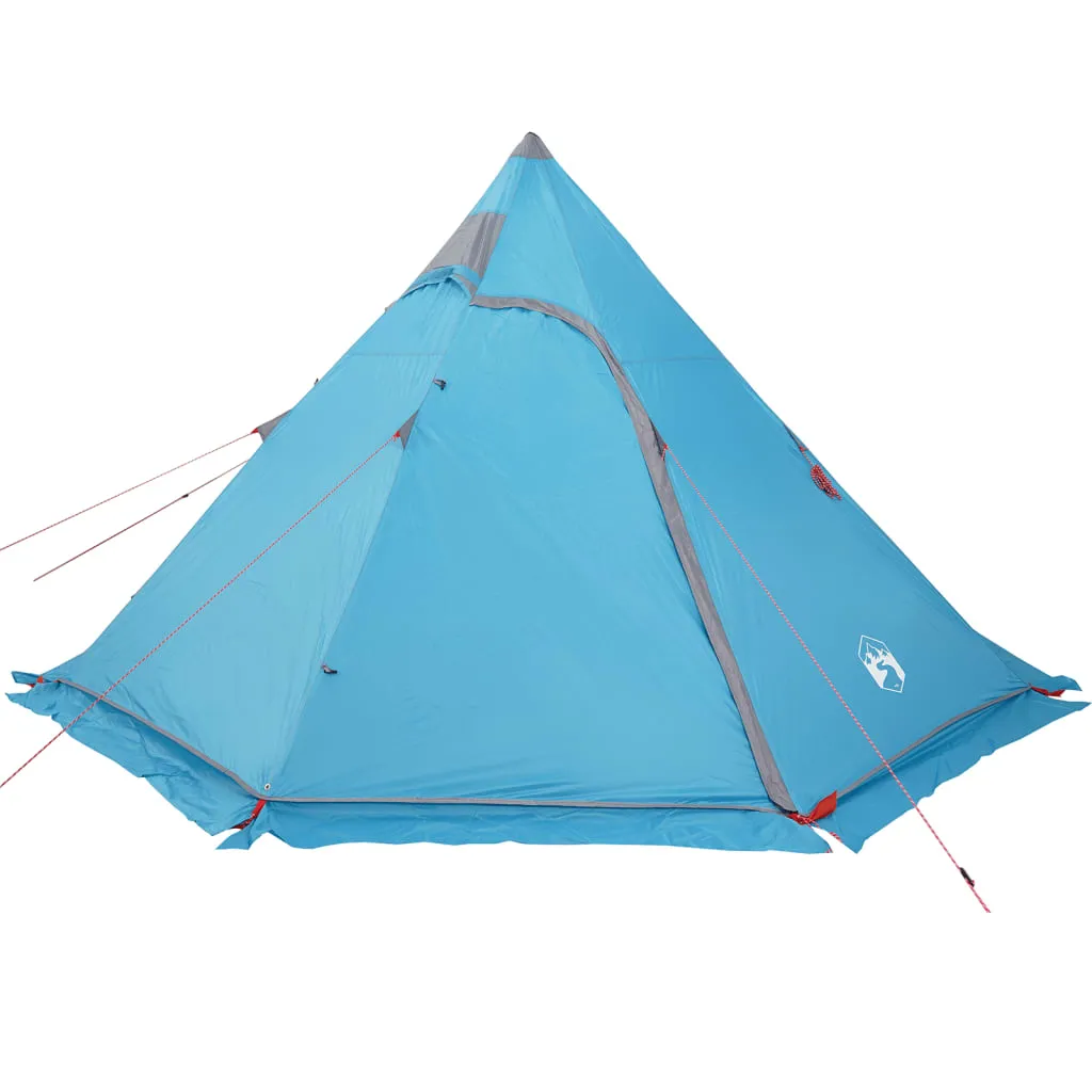 vidaXL Camping Tent Tipi 5-Person Blue Waterproof