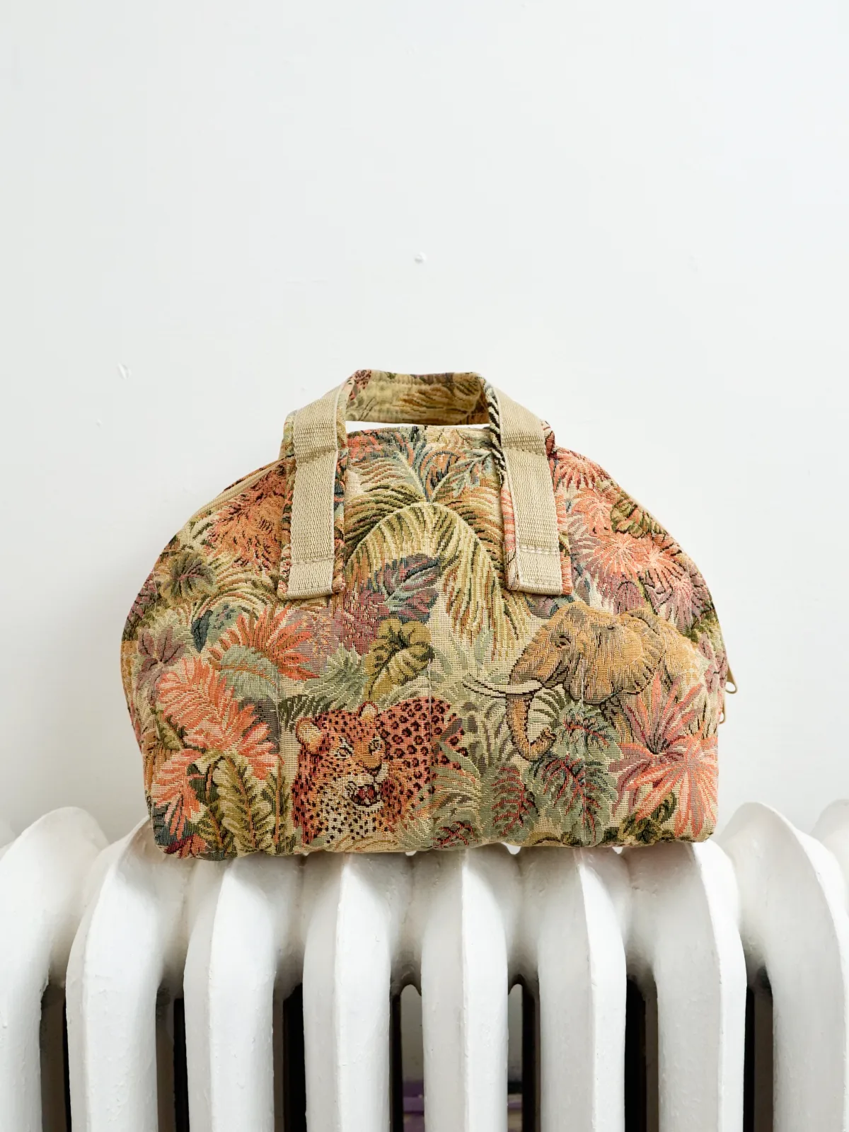 Vintage Jungle Tapestry Travel Bag