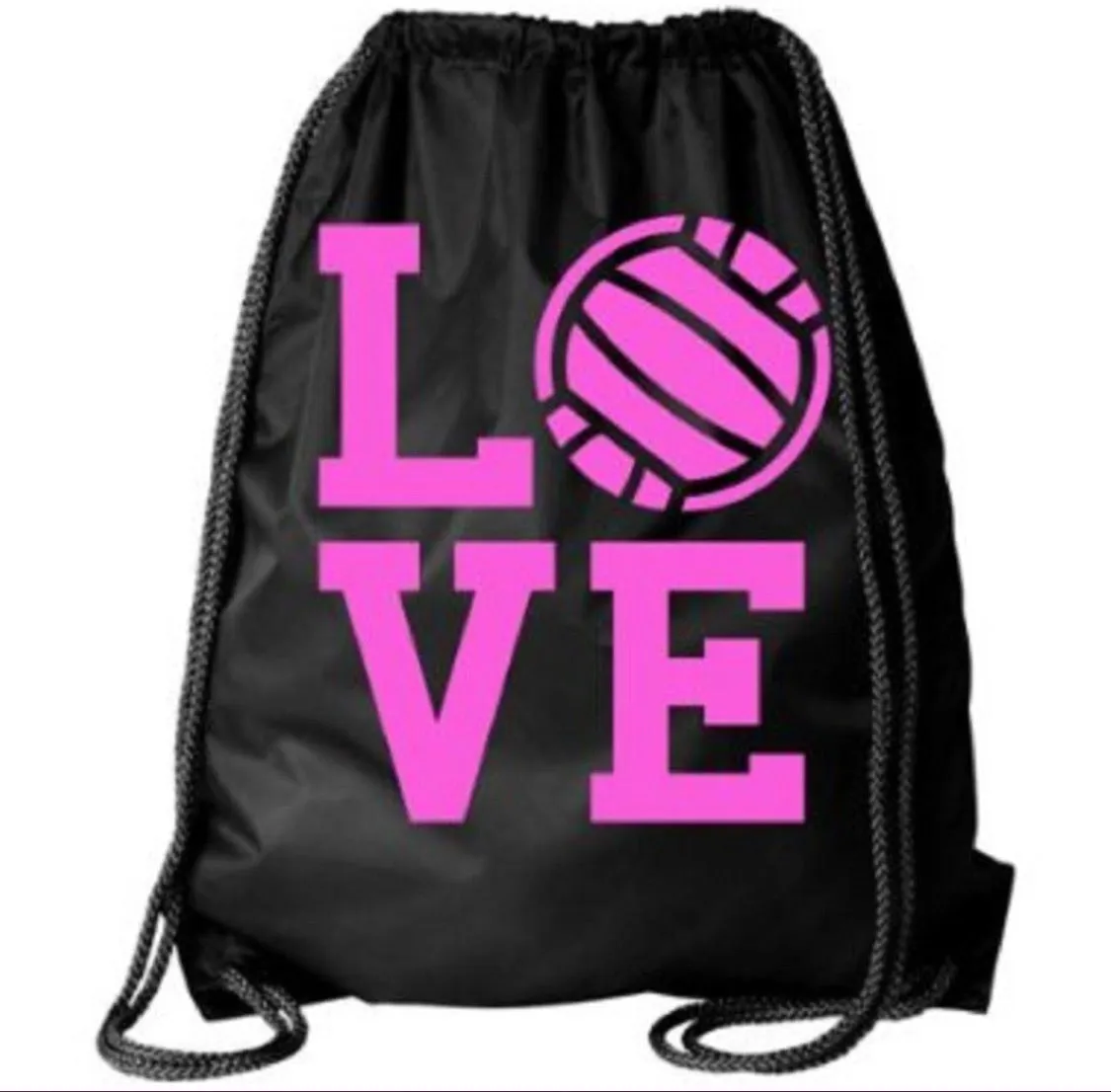 Volleyball Cinch Drawstring Bag