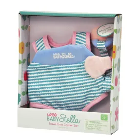 Wee Baby Stella Travel Time Carrier Set