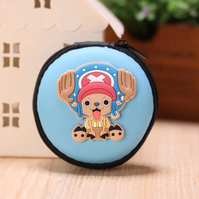 Women Kawaii Animals Cartoon Stitch Hello Kitty Silicone Coin Purse Key kids Girls Wallet Earphone Organizer Box Bags