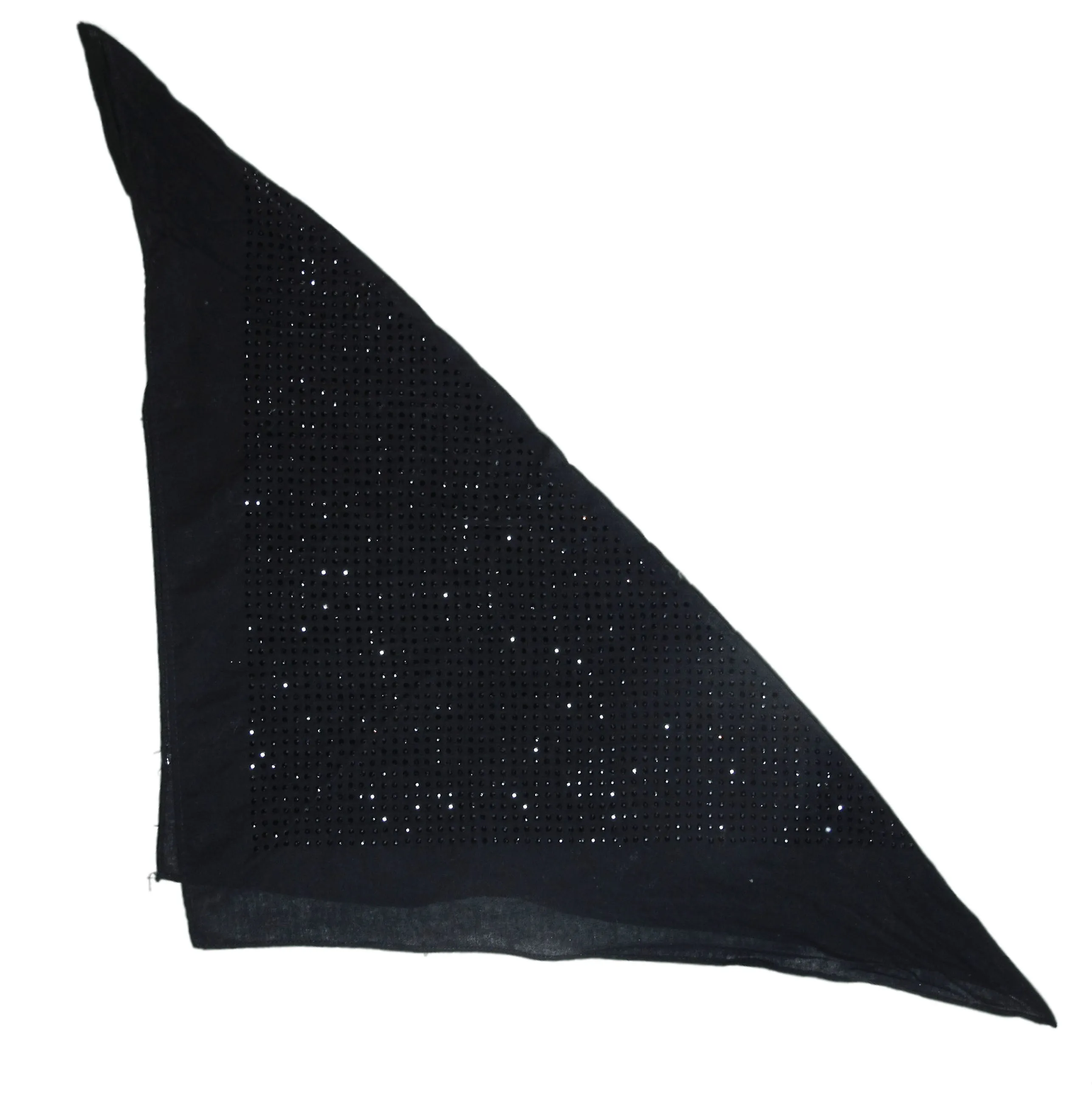 Zandt Black Crystal Bandana